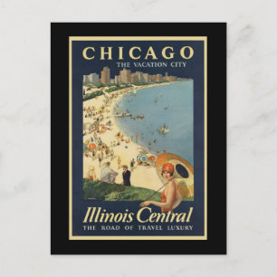 Paul Proehl Chicago Vacation City Postcard
