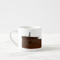 Paul R. Tregurtha cutout espresso mug
