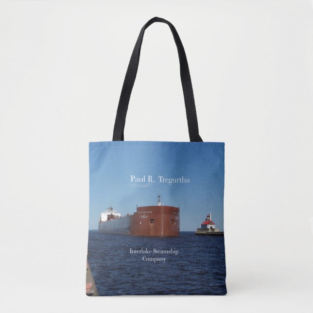 Paul R. Tregurtha Duluth all over tote bag (Front)