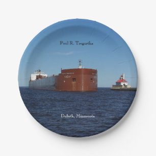 Paul R. Tregurtha Duluth paper plate