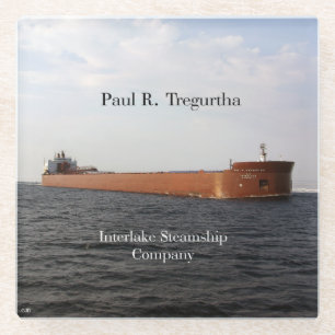 Paul R. Tregurtha glass coaster