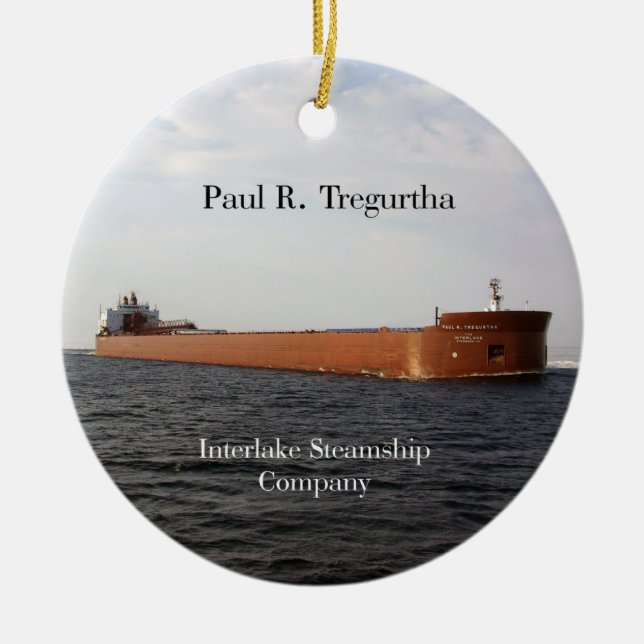 Paul R Tregurtha ornament (Front)