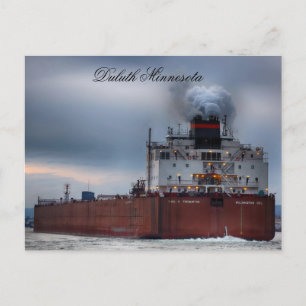 Paul R. Tregurtha Ship, Duluth Minnesota Postcard