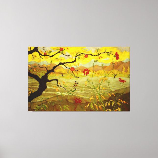 Paul Ranson / Apple Tree with Red Fruit c.1902 / Canvas Print (Front)