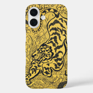 Paul Ranson Vintage Art Nouveau Yellow Tiger Print iPhone 16 Case