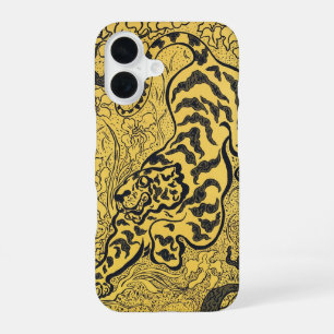 Paul Ranson Vintage Art Nouveau Yellow Tiger Print iPhone 16 Case