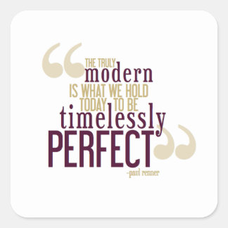 Paul Renner Quote Sticker