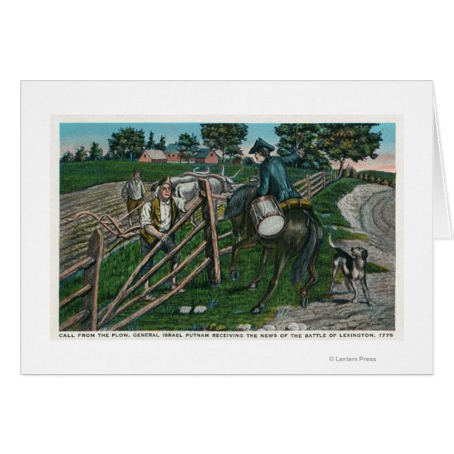 Paul Revere Informing Gen. Israel Putnam (Front Horizontal)