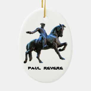 Paul Revere (Massachusetts) Ceramic Tree Decoration