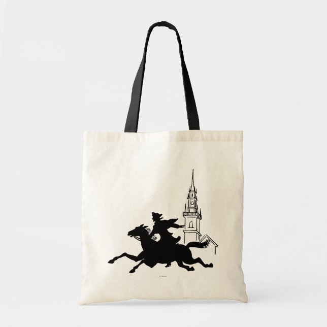 Paul Revere's Ride Tote Bag (Front)