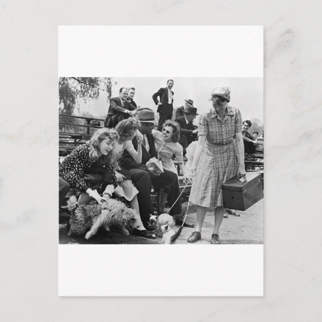 Paul Robeson and Friends, 1940s Postcard (Front)