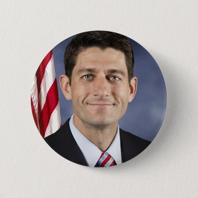 Paul Ryan 6 Cm Round Badge (Front)