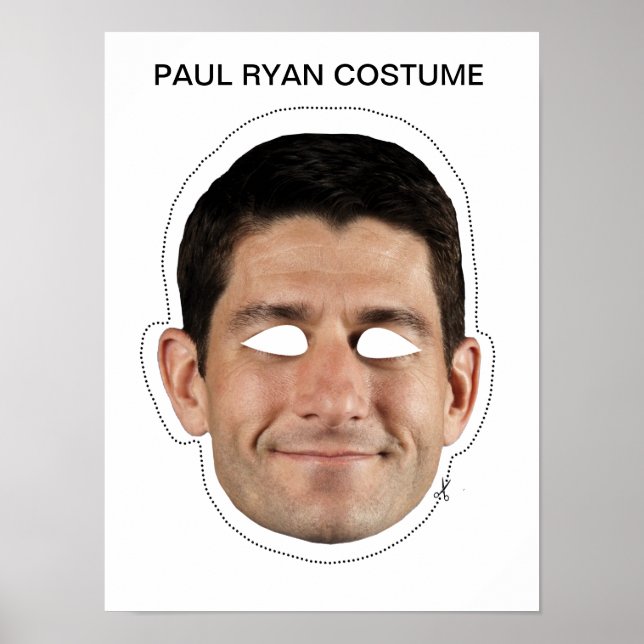Paul Ryan Costume Poster (Front)