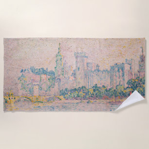 Paul Signac - Avignon, Morning Beach Towel