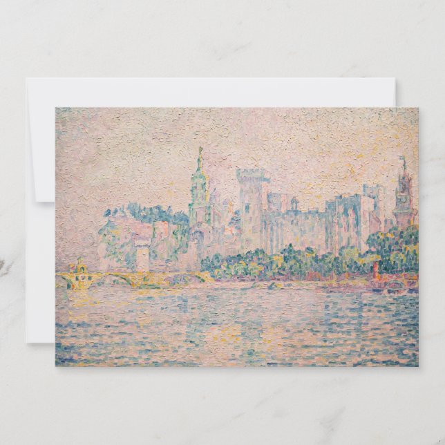 Paul Signac - Avignon, Morning Thank You Card (Front)