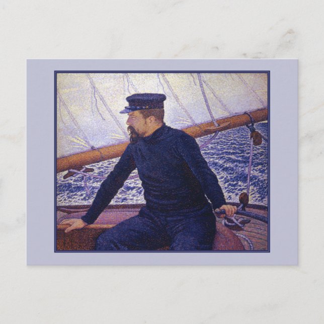 Paul Signac by Rysselberghe Postcard (Front)