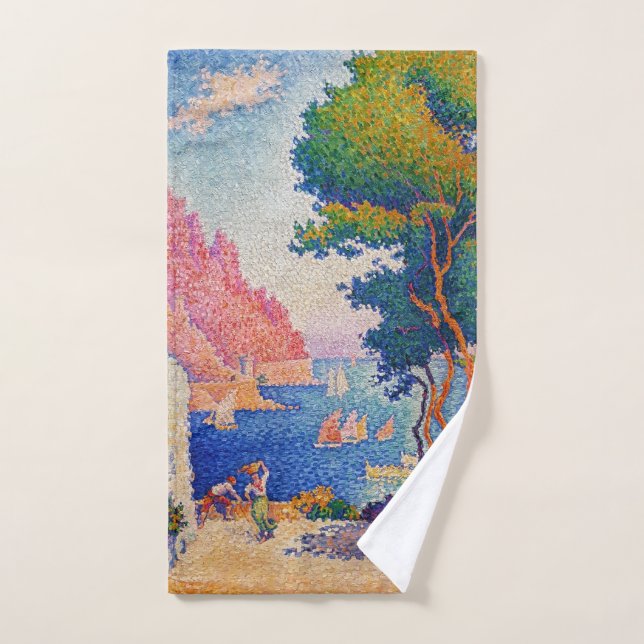 Paul Signac - Capo di Noli Bath Towel Set (Hand Towel)