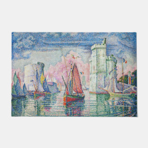 Paul Signac - Entrance of La Rochelle Harbour Doormat