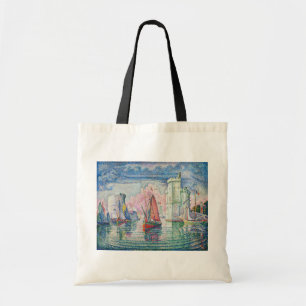 Paul Signac - Entrance of La Rochelle Harbour Tote Bag