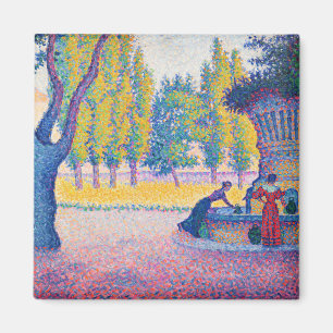 Paul Signac - Fountain des Lices, Saint-Tropez Magnet