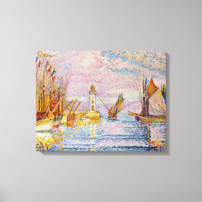 Paul Signac Lighthouse at Groix Canvas Print (Front)