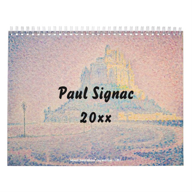 Paul Signac Masterpieces Selection Calendar (Cover)