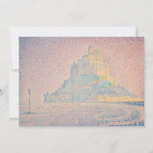 Paul Signac - Mont Saint Michel, Fog and Sun Invitation