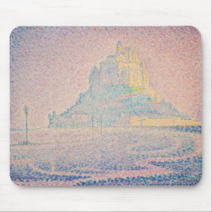 Paul Signac - Mont Saint Michel, Fog and Sun Mouse Pad