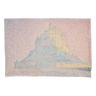 Paul Signac - Mont Saint Michel, Fog and Sun Pillowcase