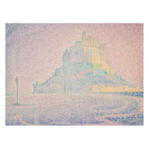 Paul Signac - Mont Saint Michel, Fog and Sun Tablecloth