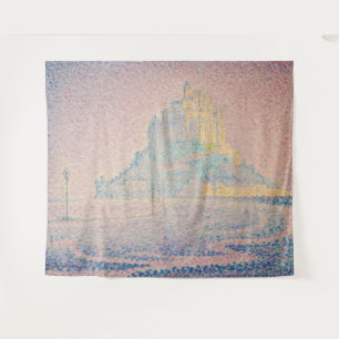 Paul Signac - Mont Saint Michel, Fog and Sun Tapestry