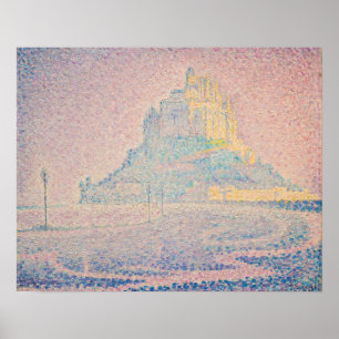 Paul Signac - Mount Saint Michel Fog and Sun Poster