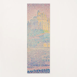 Paul Signac - Mount Saint Michel Fog and Sun Yoga Mat