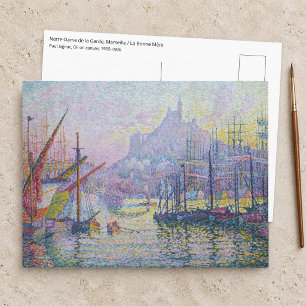 Paul Signac - Notre-Dame-de-la-Garde, Marseille Postcard