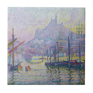 Paul Signac - Notre-Dame-de-la-Garde, Marseille Tile