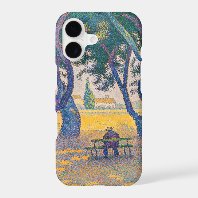 Paul Signac - Place des Lices, Saint-Tropez (Back)