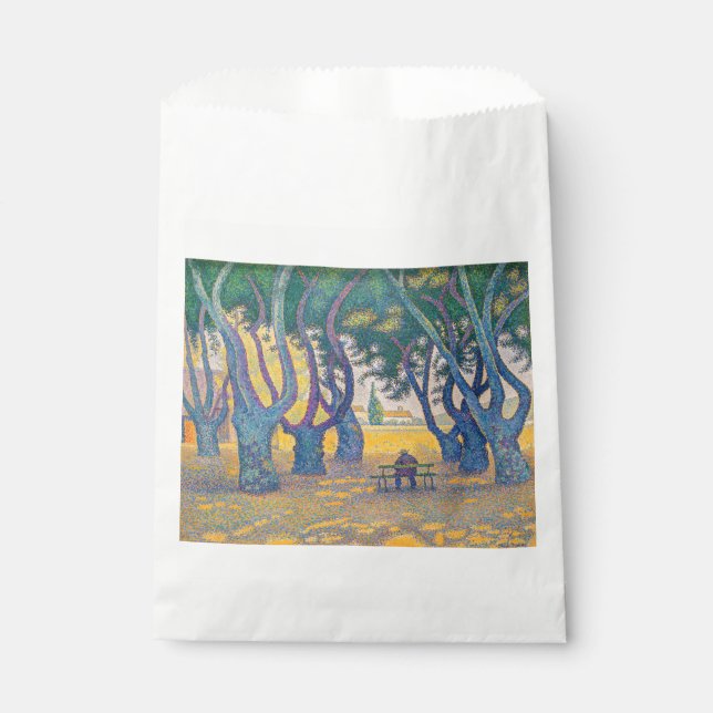Paul Signac - Place des Lices, Saint-Tropez Favour Bags (Front)