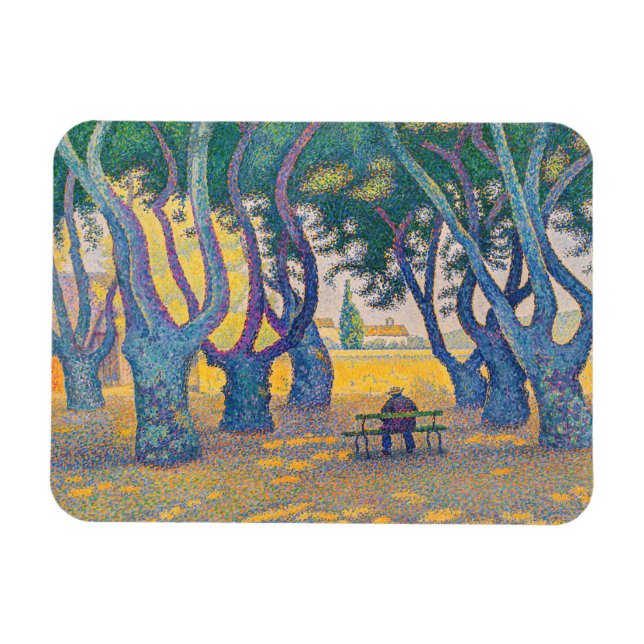 Paul Signac - Place des Lices, Saint-Tropez Magnet (Horizontal)