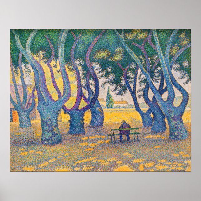 Paul Signac - Place des Lices, Saint-Tropez Poster (Front)