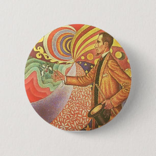 Paul Signac- Portrait of Felix Feneon 6 Cm Round Badge