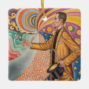 Paul Signac - Portrait of M Felix Feneon, Opus 217 Ceramic Ornament