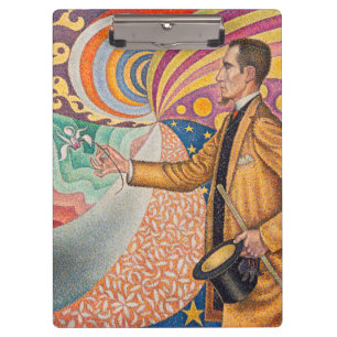 Paul Signac - Portrait of M Felix Feneon, Opus 217 Clipboard