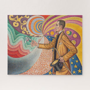Paul Signac - Portrait of M Felix Feneon, Opus 217 Jigsaw Puzzle
