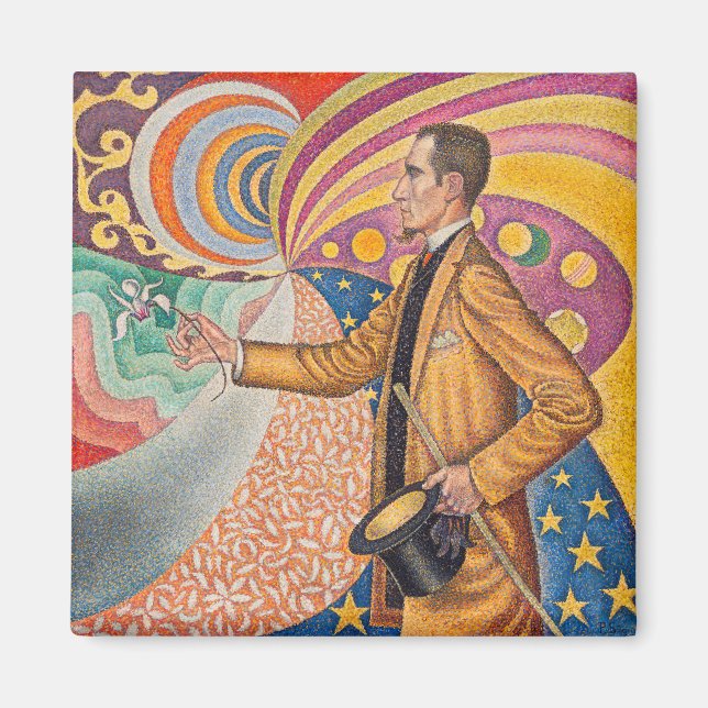 Paul Signac - Portrait of M Felix Feneon, Opus 217 Magnet (Front)