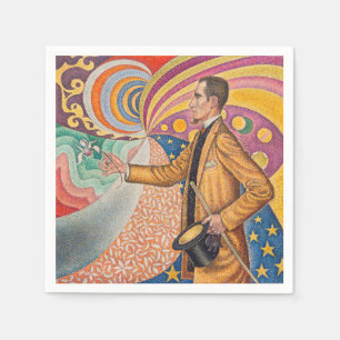 Paul Signac - Portrait of M Felix Feneon, Opus 217 Napkin