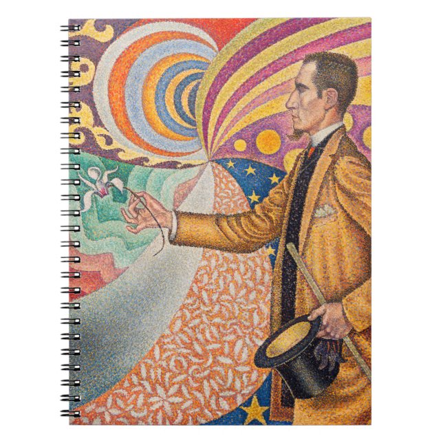 Paul Signac - Portrait of M Felix Feneon, Opus 217 Notebook (Front)