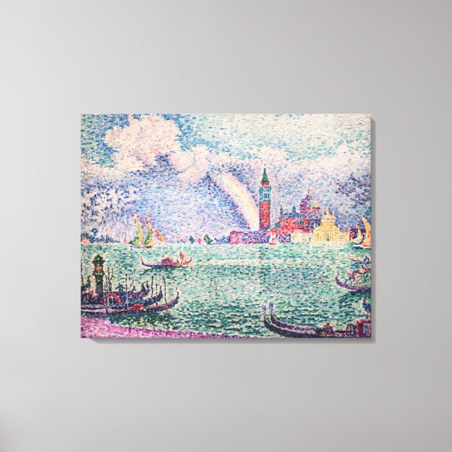 Paul Signac - Rainbow, Venice Canvas Print (Front)