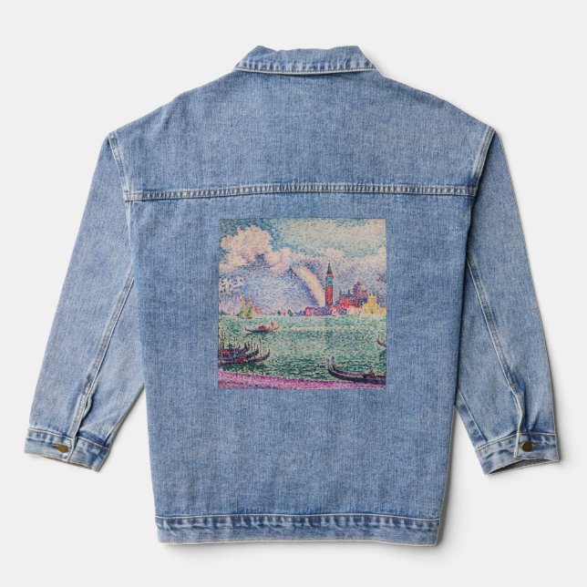 Paul Signac - Rainbow, Venice Denim Jacket (Back)