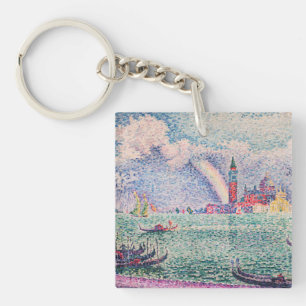 Paul Signac - Rainbow, Venice Key Ring
