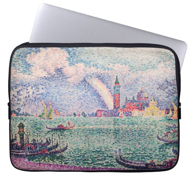 Paul Signac - Rainbow, Venice Laptop Sleeve (Front)